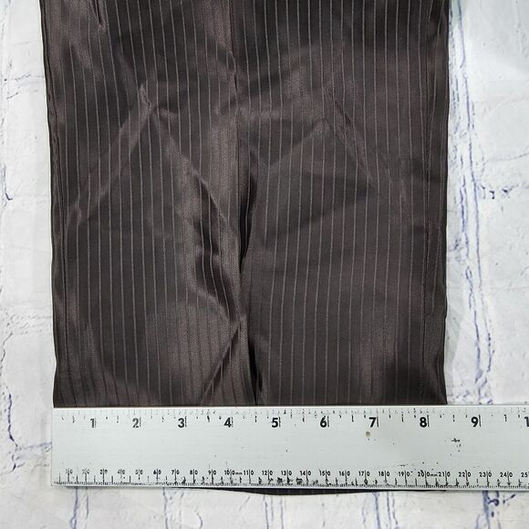 Carlo Pignatelli MENS SIZE US 38X27 Brown Shiny Dress Pants Wool Blend ITALY - Picture 7 of 14